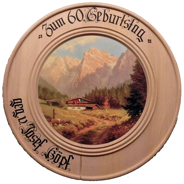 Geburtstagsscheibe