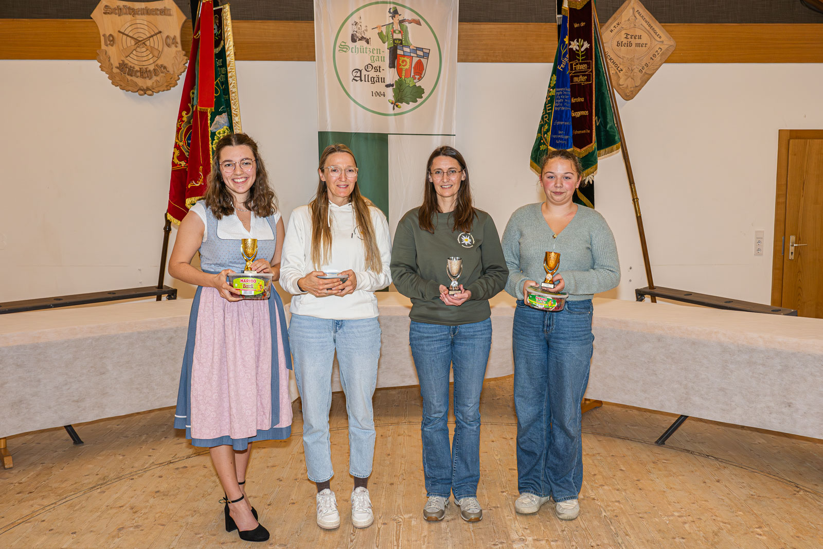 Sieger Mannschaft Damenklasse - Sabine Vogler, Susanne Huppert, Verena Mahler - Gauschießen 2025 Sieger Mannschaft Damenklasse - Sabine Vogler, Susanne Huppert, Verena Mahler - Gauschießen 2025